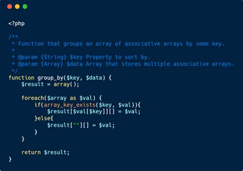 show key in array php.
